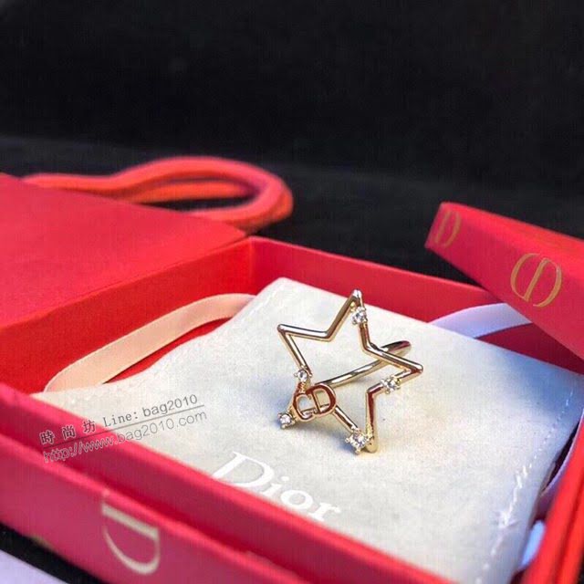 Dior飾品 迪奧經典熱銷款戒指 純手工打磨女戒指  zgd1092